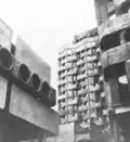 High-rise and ground-level pavilions, 1977
