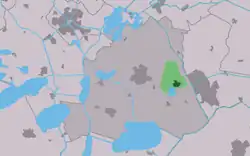 Location in the former Skarsterlân municipality