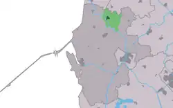 Location in the former Wûnseradiel municipality