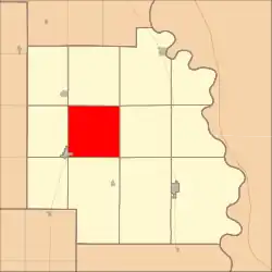 Location in Burt County