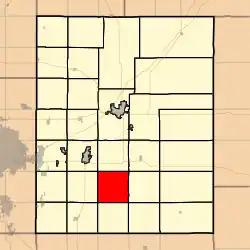 Location within Butler County