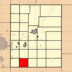 Location within Butler County