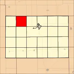 Location in Kingman County