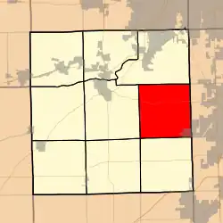 Location in Kendall County