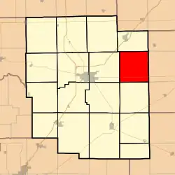 Location in Logan County