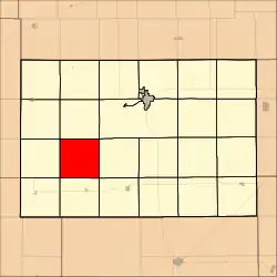 Location in Kingman County