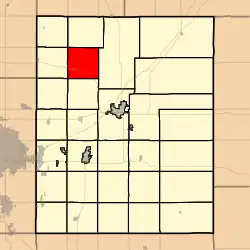 Location within Butler County
