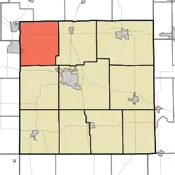 Location in Marshall County