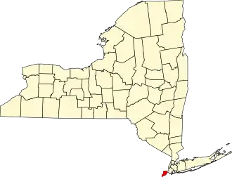 State map highlighting Richmond County