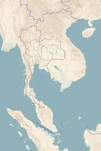 Siamese administrative division in 1916 (Rama VI)