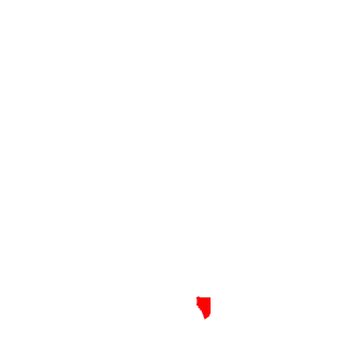 Map of Texas highlighting Zapata County