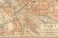 A zoom in on the island of Zaķusala (then Hasenholm) from a Map of Lita, Latvia, 1914.