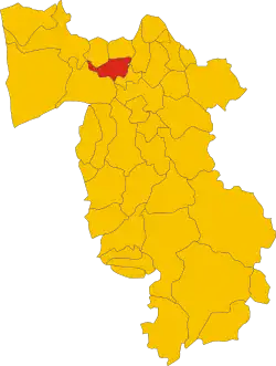 Vicopisano within the Province of Pisa