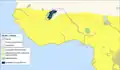 Map of livelihood distributions in 200 BCE Western Africa