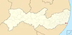 Location in Pernambuco