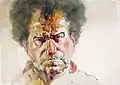 Marek Yanai, Dudu, Watercolor on paper, 1996