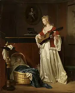 Dors, mon enfant (Sleep my child), oil on canvas, 55 x 45&nbsp;cm, 1783–1786