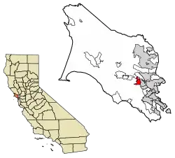 Location in Marin County, California