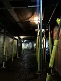 Market Arcade in 2020, when renovation was halted due to the COVID-19 pandemic