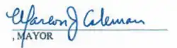 Marlon Coleman Signature