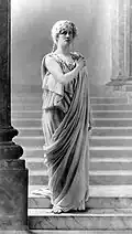 As Hermione in Shakespeare's Winter's Tale, 1887