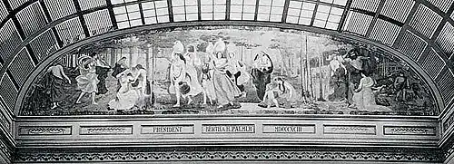 Mary Fairchild MacMonnies - Primitive Woman - Decoration for the Woman's Building at the World's Columbian Exposition 1893
