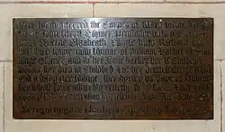 Mary Litcott, 1599