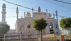 The mosque exterior