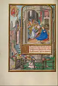 Miniature from the Spinola Book of Hours attributed to Gerard Horenbout.