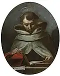 Matthias Zimprecht, Venerable Denis Perronet (1678) in the pulpit in the Church of Our Lady of Victory at the Lesser Quarter of Prague