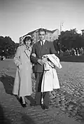 Tellervo Koivisto and Mauno Koivisto in 1950s