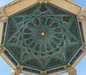 Ceiling of the pavilion