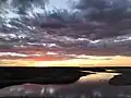 Sunset on McDonald Lake