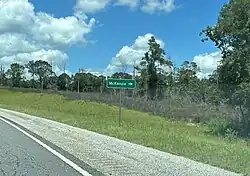 Sign for McKenzie