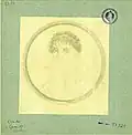 Medallion from the atrium depicting Aphrodite (Venus)