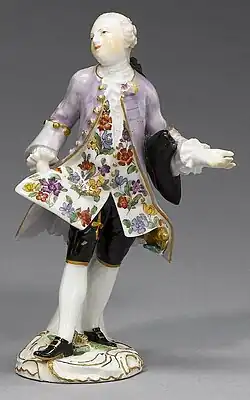 Le Marquis, from the Cris de Paris series, c. 1757, Private Collection.