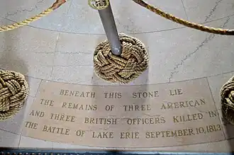 The Memorial Plaque on the floor of the Rotunda