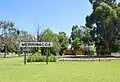 Merriwagga Railway Station sign (relocated)