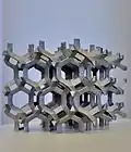 Aluminium foam with big porosity