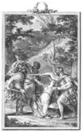 Rhadamistus from the opera of Pietro Metastasio
