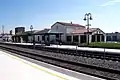 The platform at Orange station