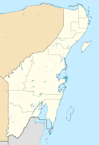 El Meco is located in Quintana Roo
