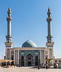 Front view of the mosque