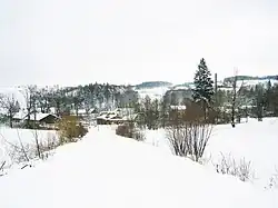 Miłoszów in winter