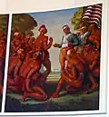 General Thomas Jesup negotiating with Native Americans in 1837