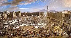 Market Square of Naples. Between 1648 and 1652. Oil on canvas. Private collection