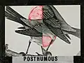 Posthumous, 1983 acrylic and collage on canvas on wood