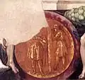 'Joab sneaking up on Abner to murder him'[7] or 'Death of Razis'[8] or 'Suicide of Razis'[9]