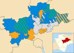 2019 results map
