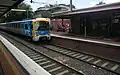 Sandringham bound siemens arriving at Middle Brighton platform 2